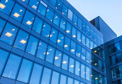 glass facade building